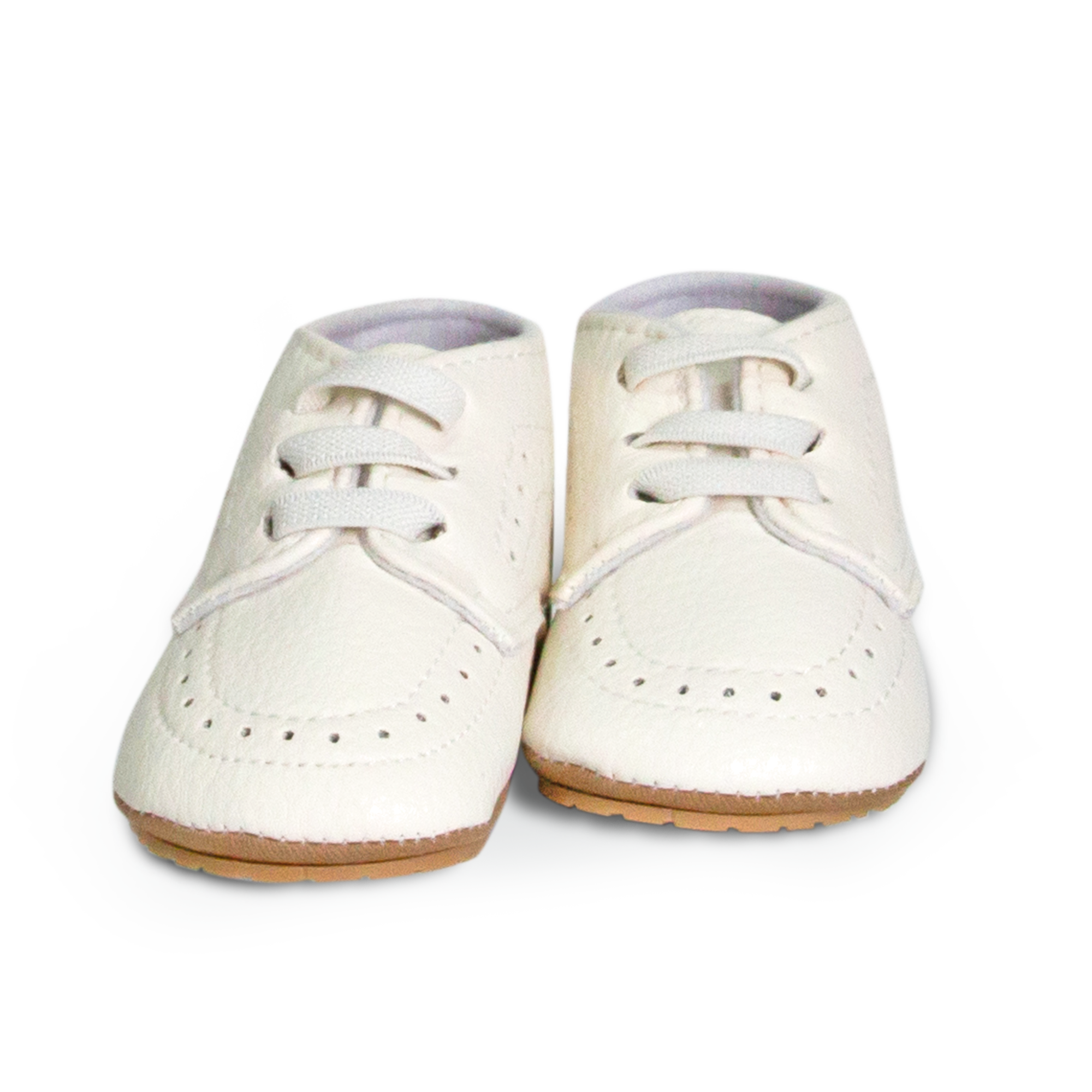 Soft White Pair of Tiny Booties