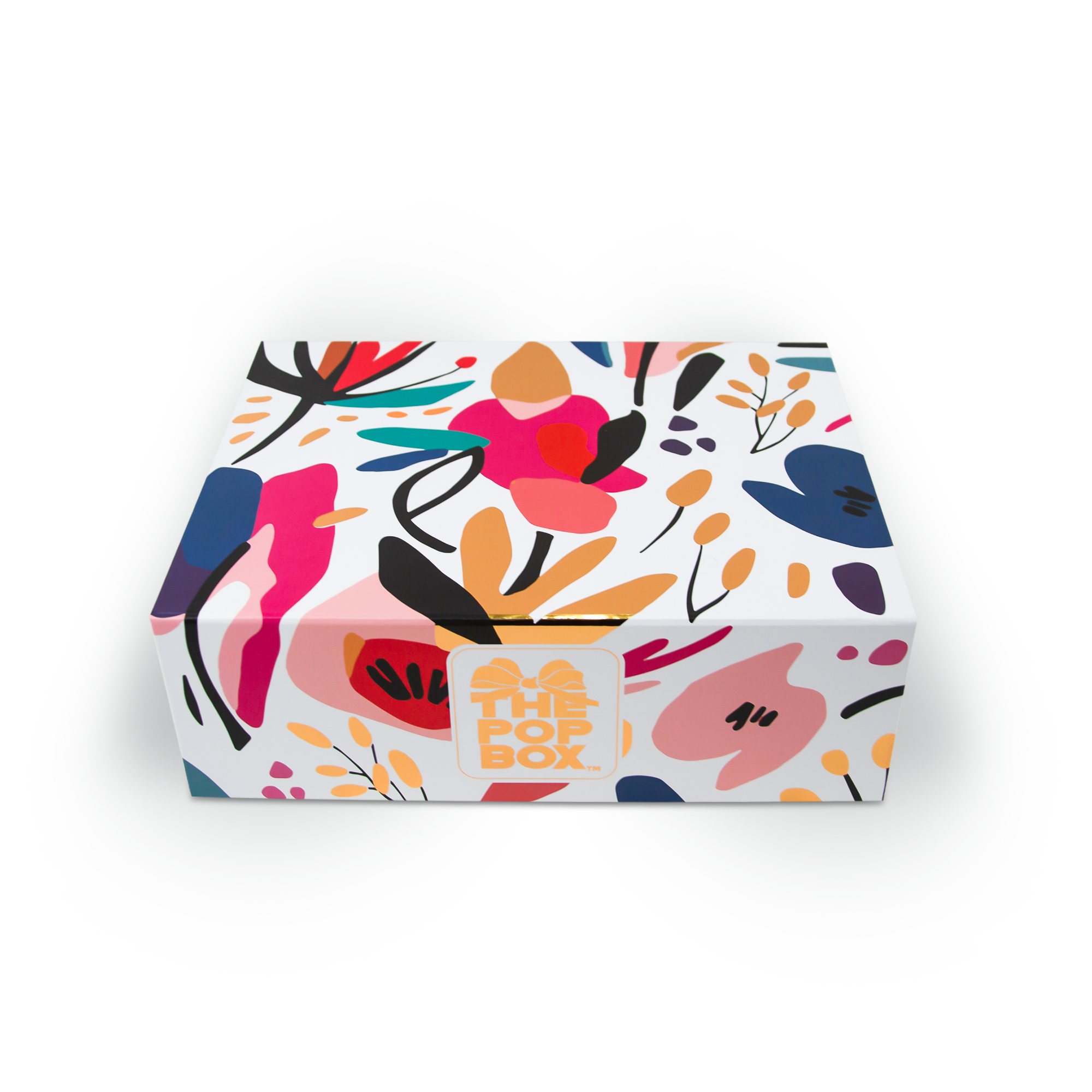 Luxury women’s gift box with candle, cozy socks, chocolates, body scrub, and glove — The POP Serenity Women’s Box