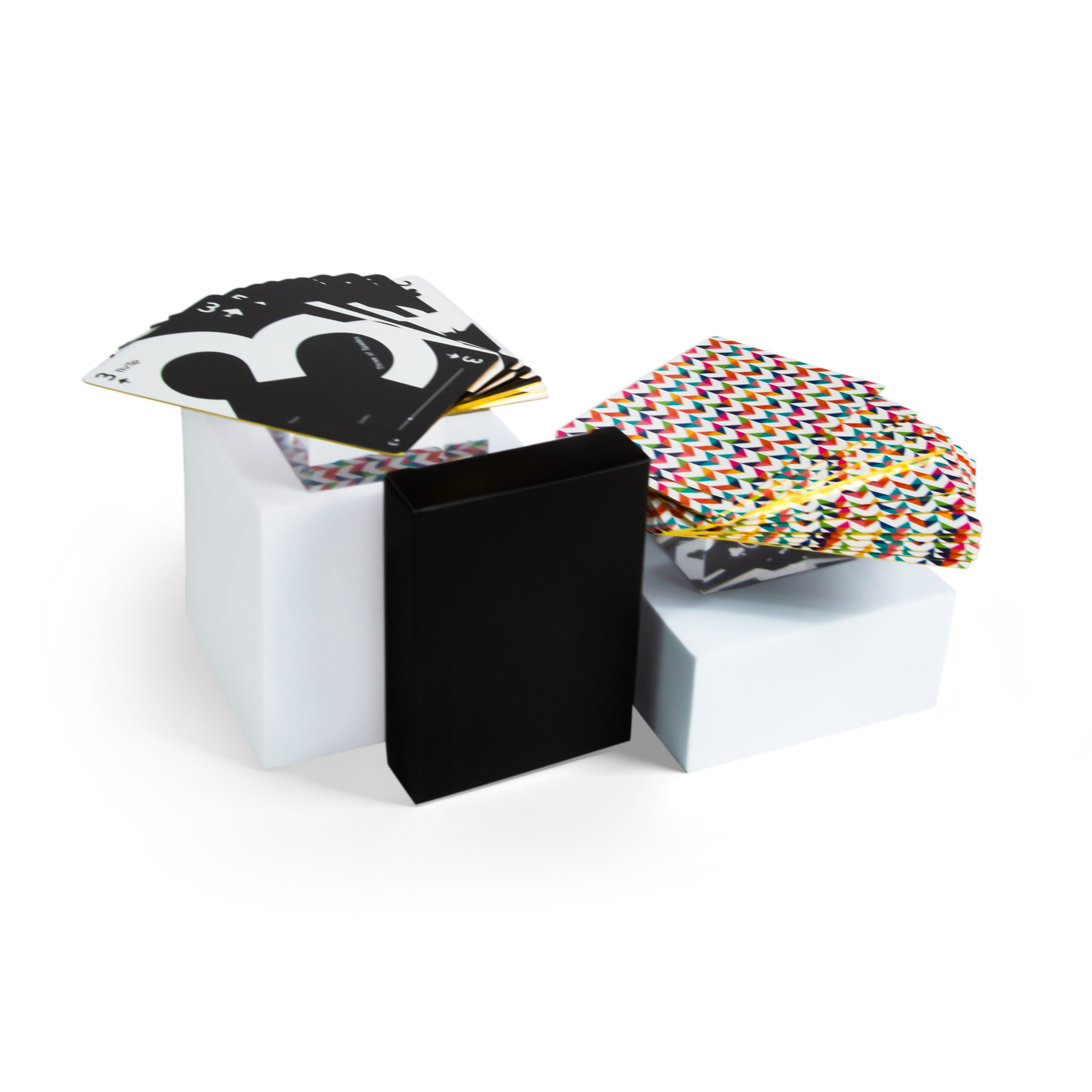 THE POP BOX TYPOGRAPHY POKER CARDS
