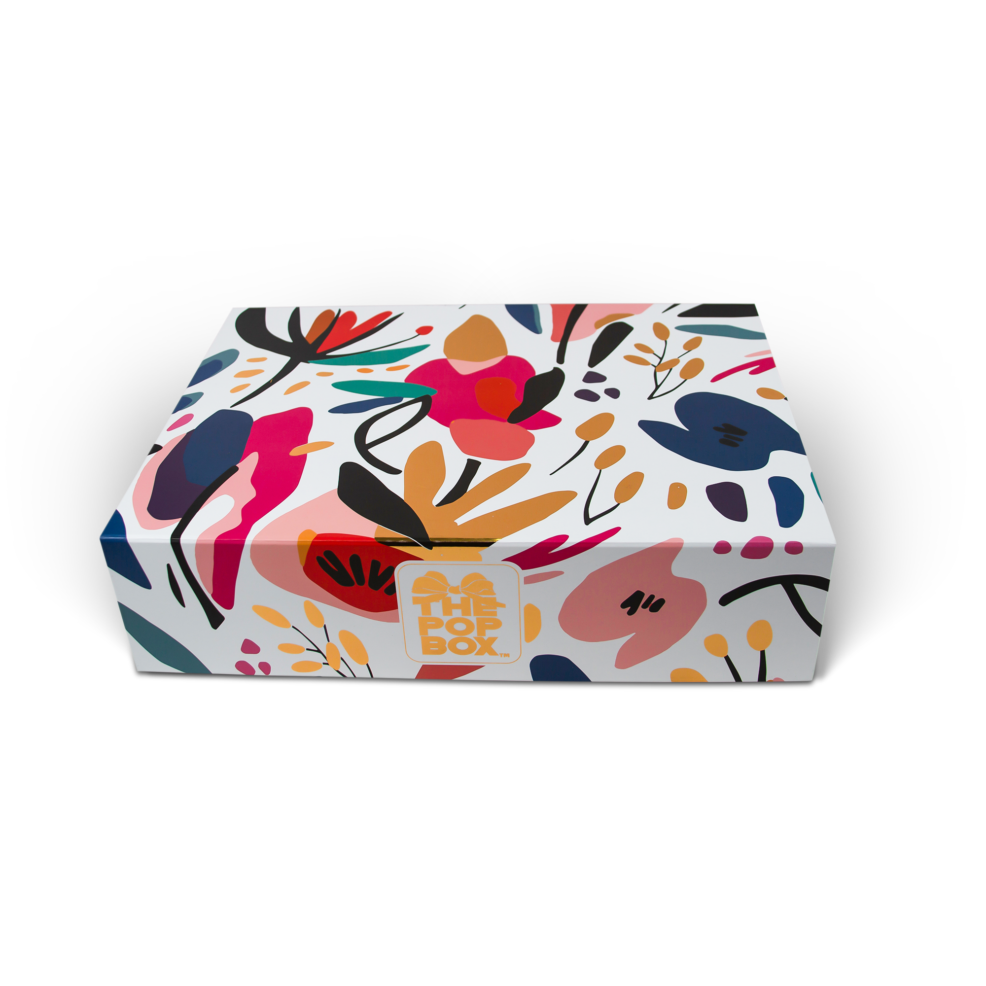 Luxury women’s gift box with scented candle, skincare, chocolates, cozy socks, and travel jewelry case — The POP Serenity Women’s Box