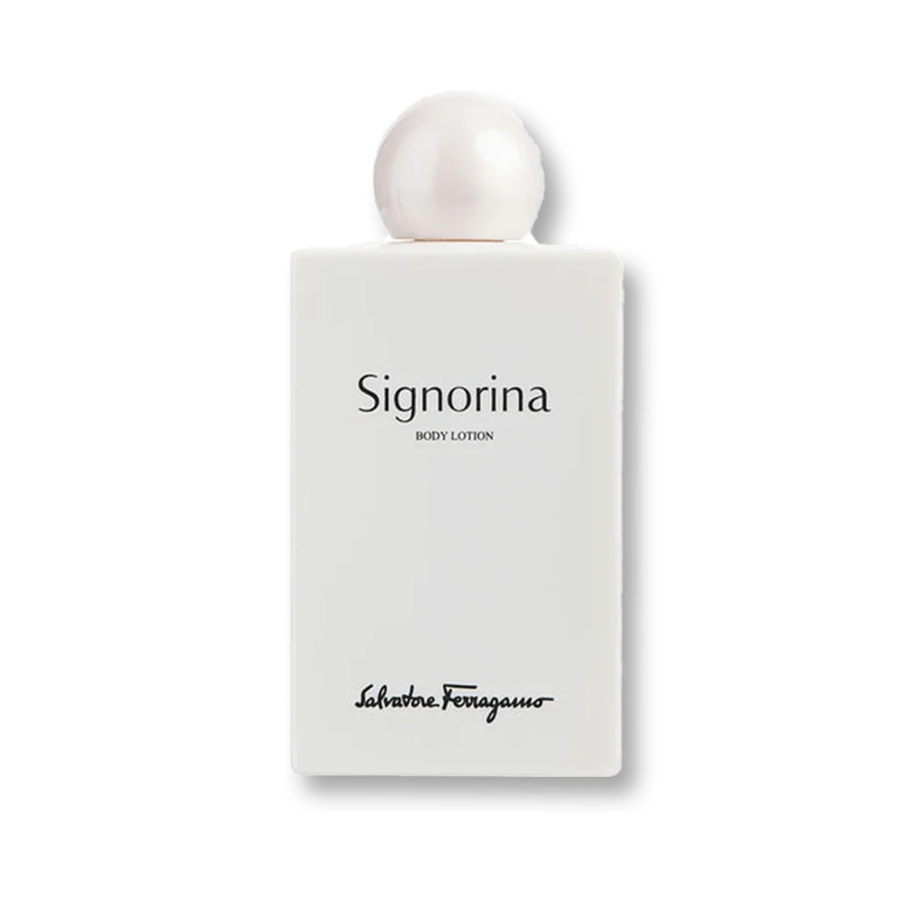 Ferragamo luxury body lotion with signature scent — The POP Serenity Women’s Box